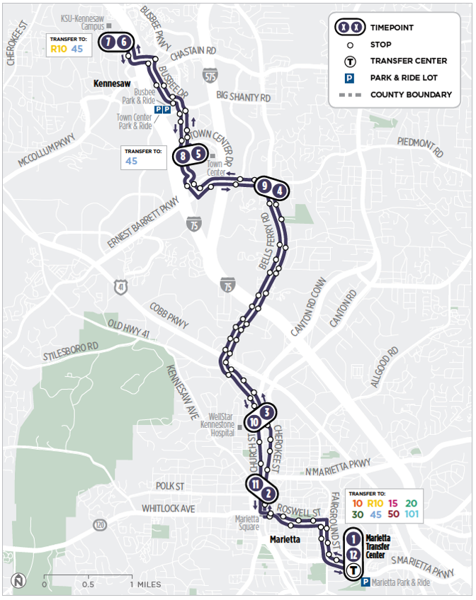 Picture of Route 40 Map