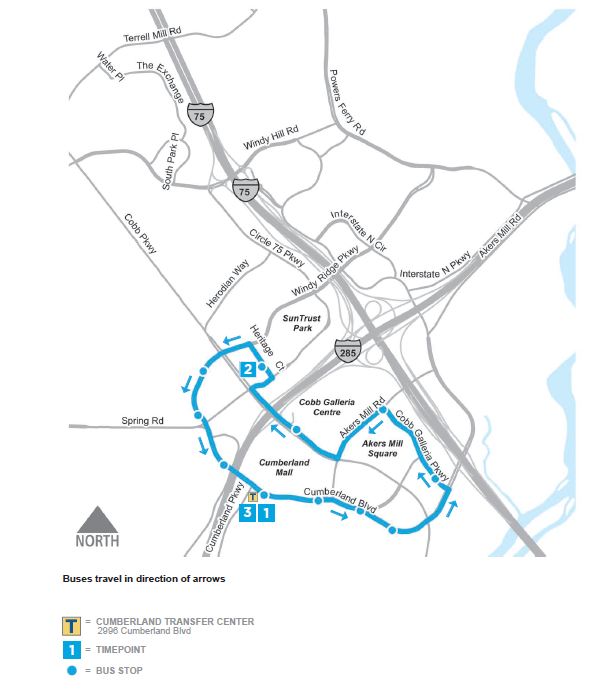 Picture of Circulator Blue map