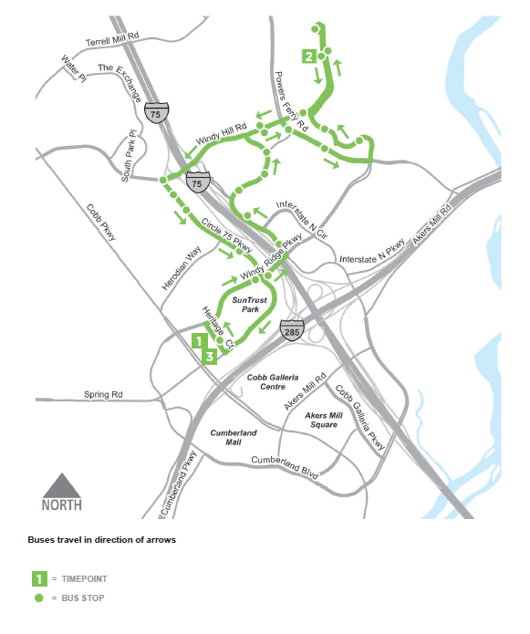 Picture of Circulator Green map