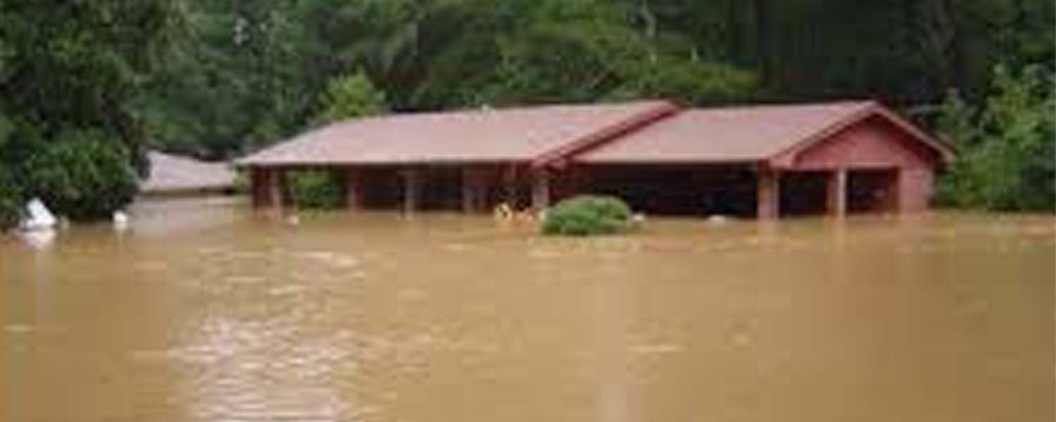 picture of flooded Austell home from 2009