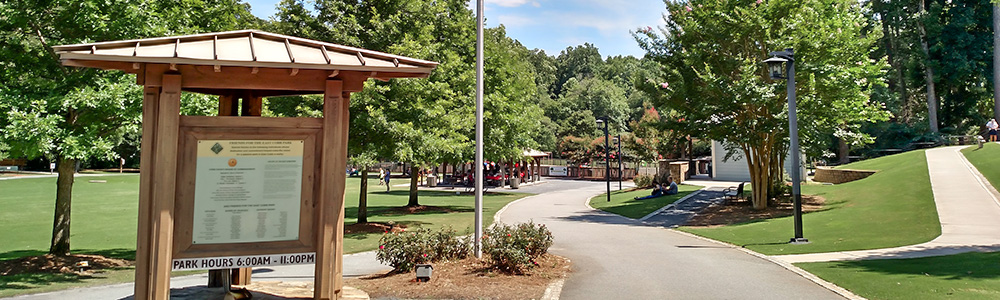 East Cobb Park entrance