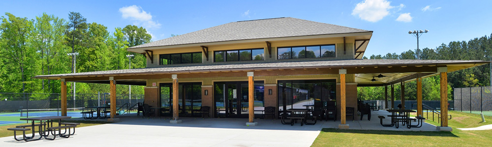 Harrison Park Tennis Center by TSW