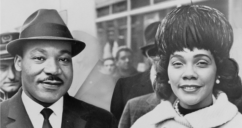 Photo of Martin Luther King and Coretta King