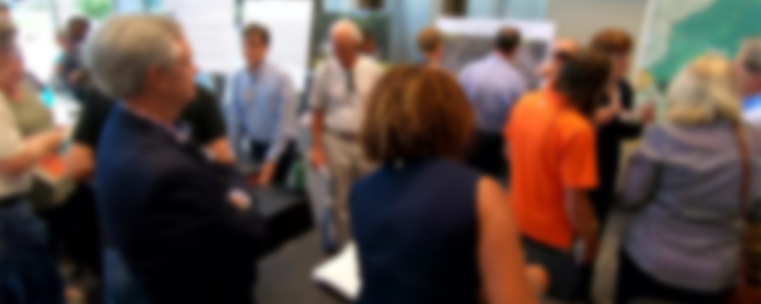picture of people at an open house