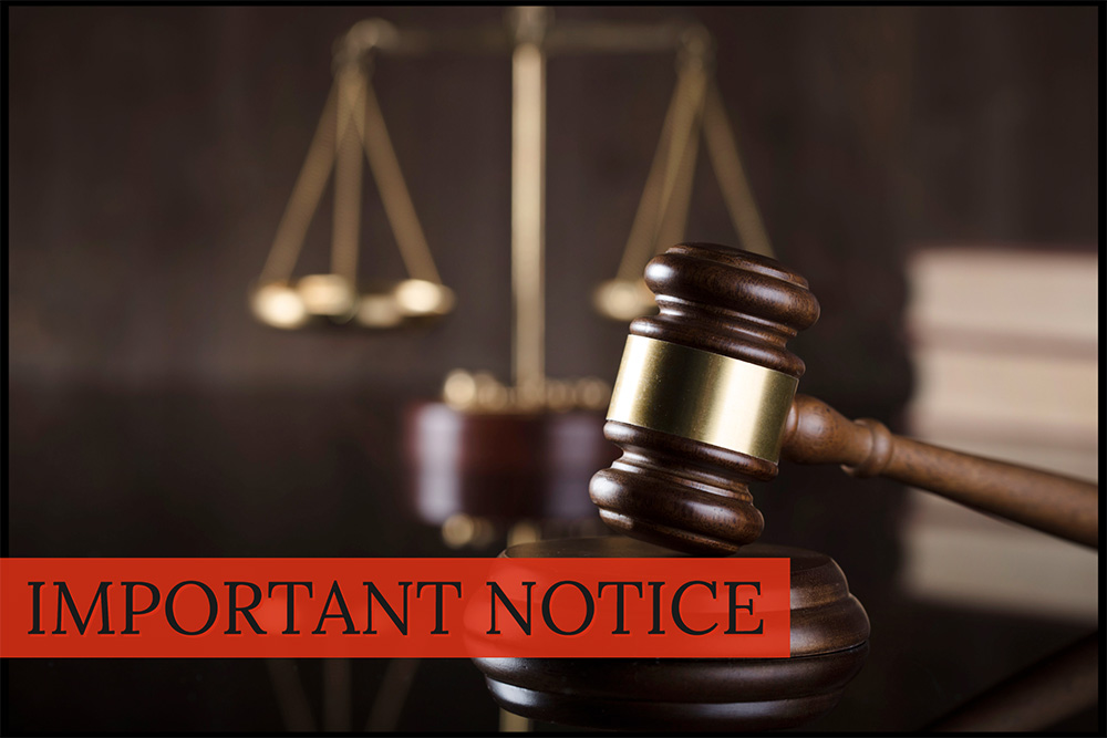 Important Notice
