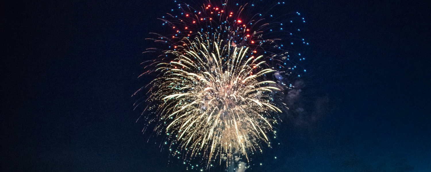 picture of exploding fireworks