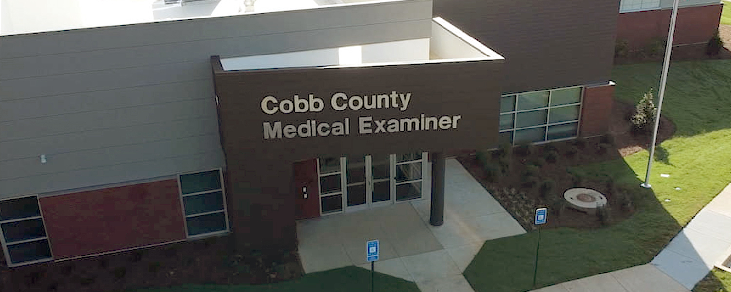 aerial view of new medical examiners office