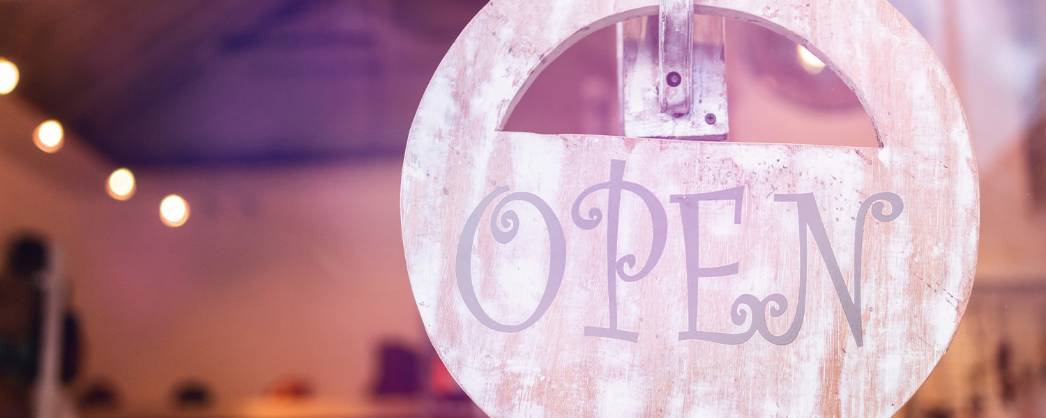 open for business