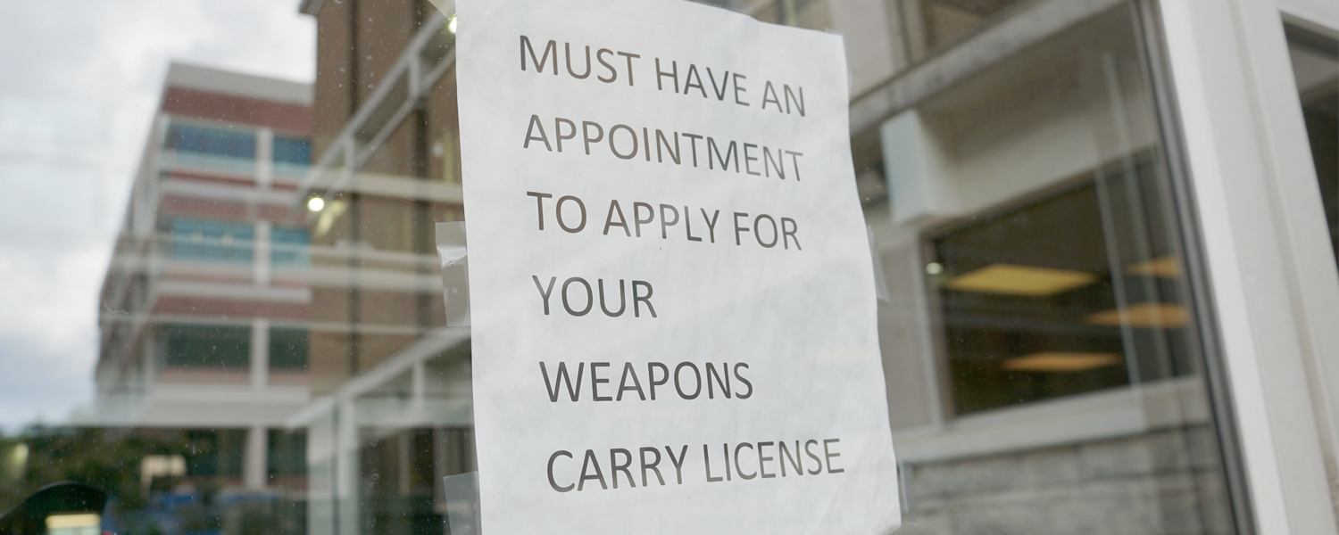 picture of sign outside courthouse concerning appointments