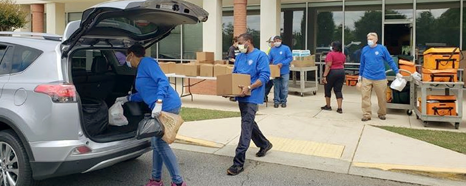 Senior food distribution