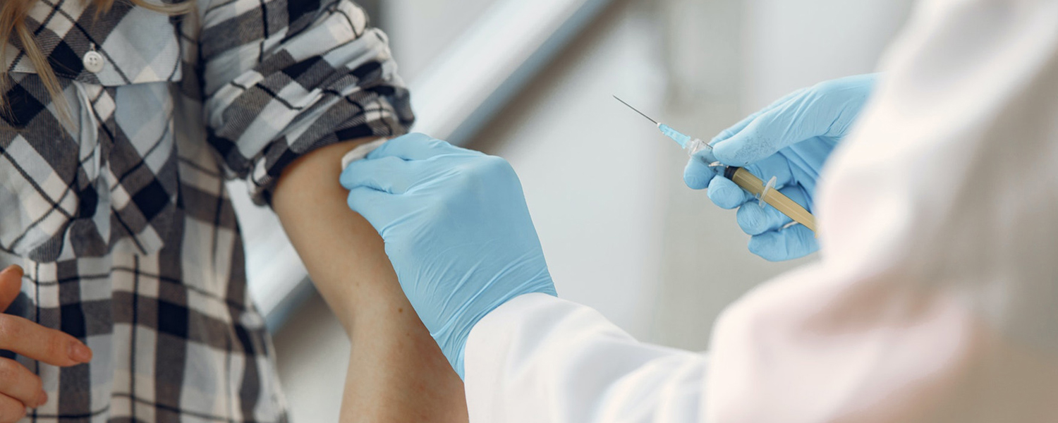 image of person receiving a shot