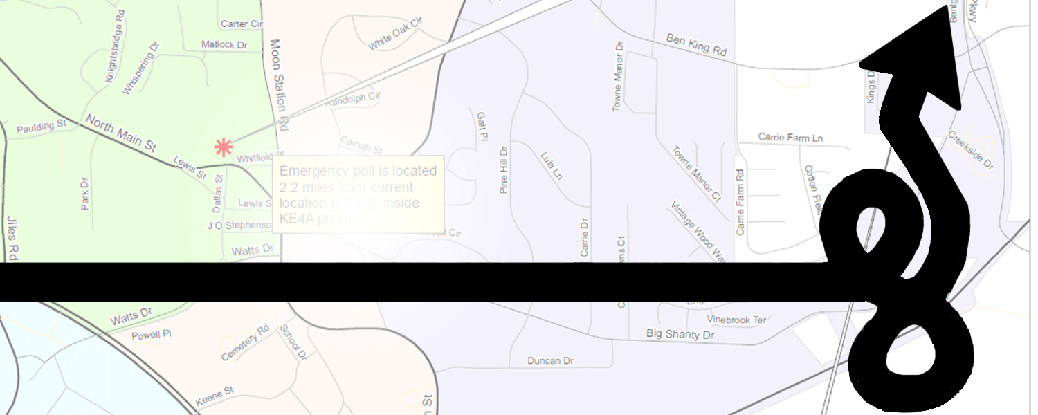 Emergency Poll Location Change image