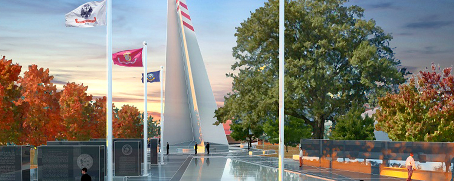 veterans memorial renderings