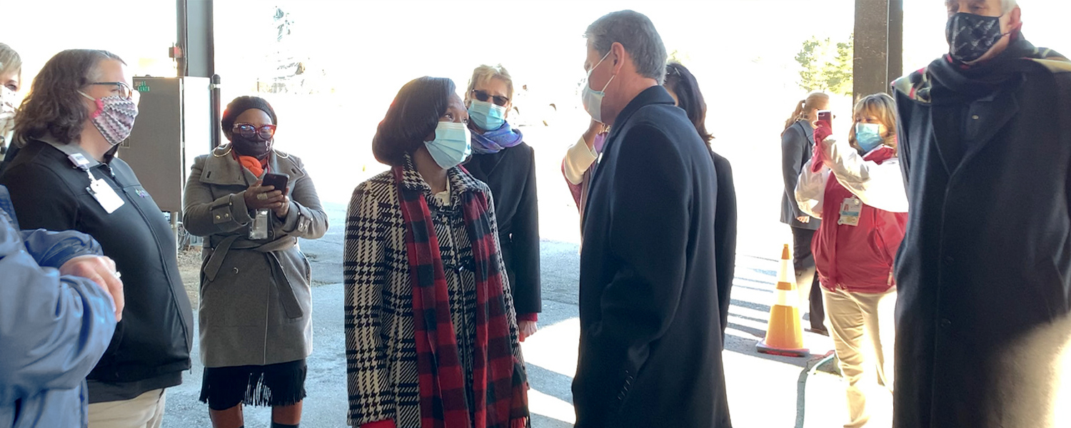 picture of chairwoman cupid with governor kemp