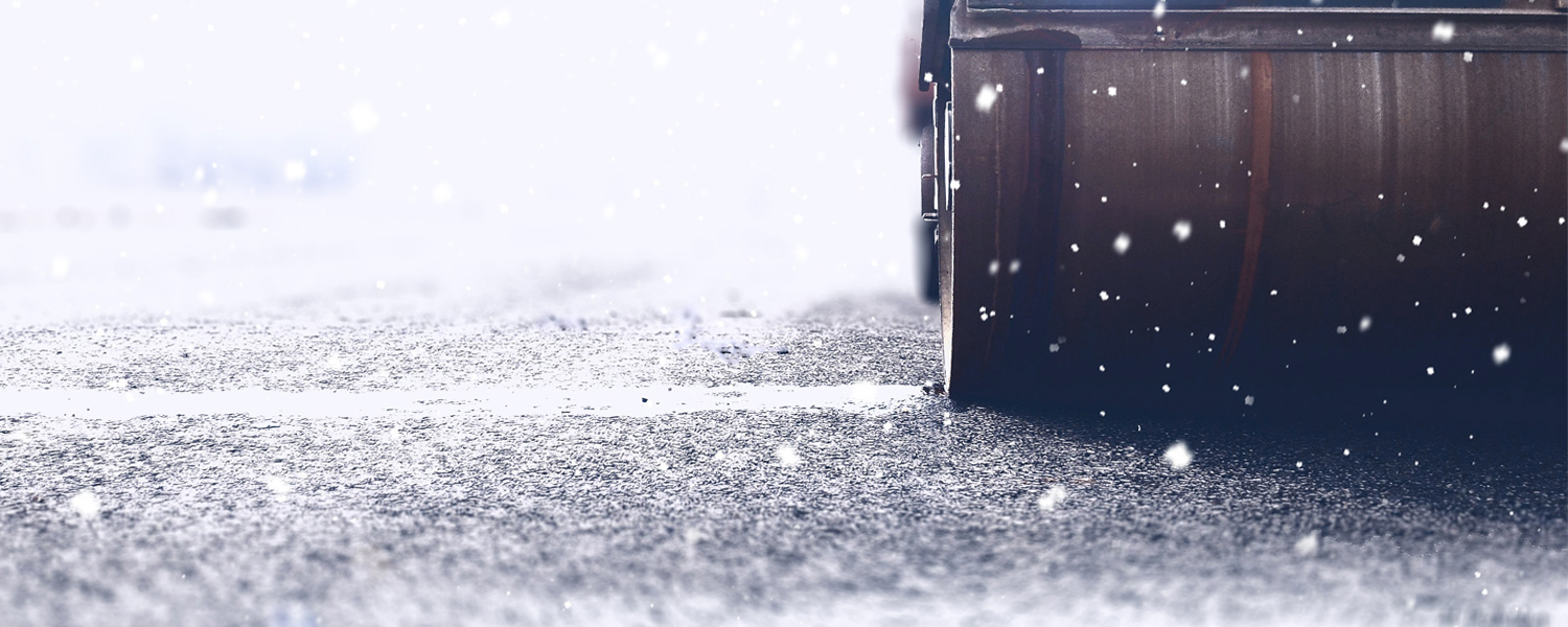 picture of icy road