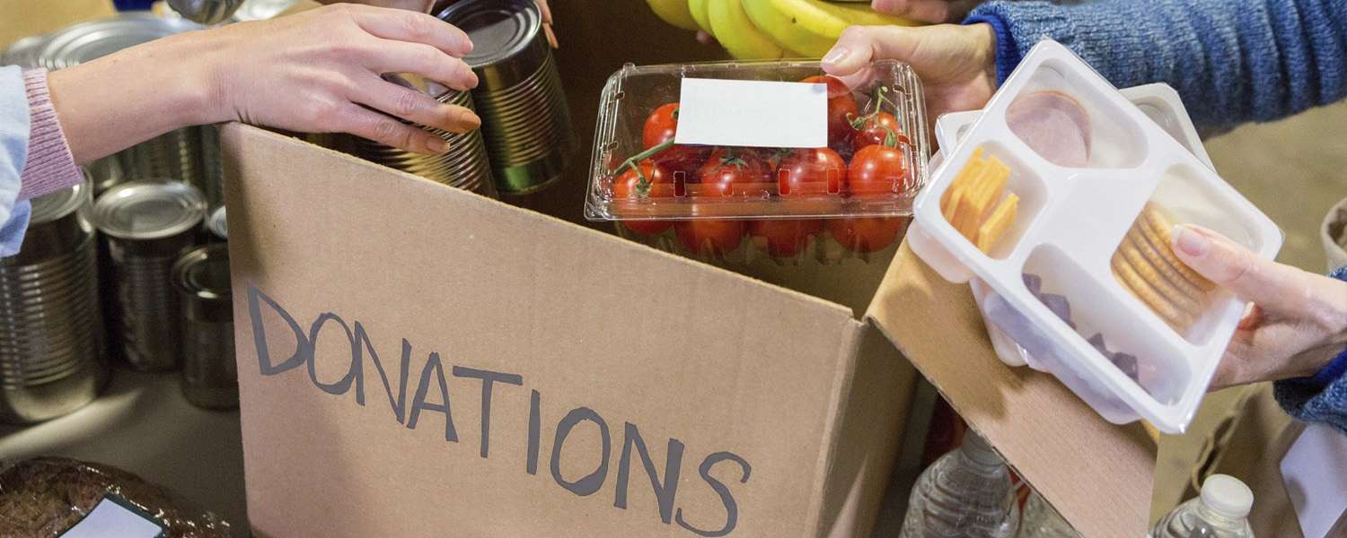 food donations box