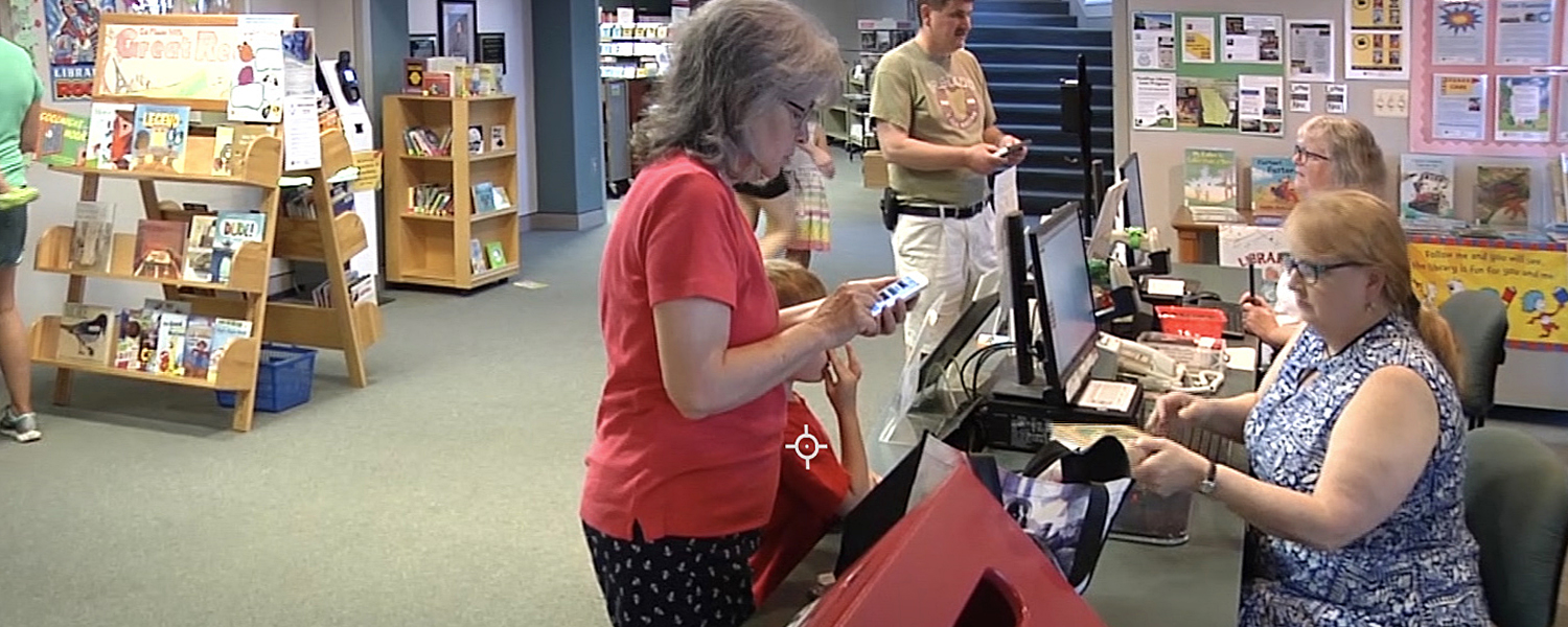 picture of sibley library checkout
