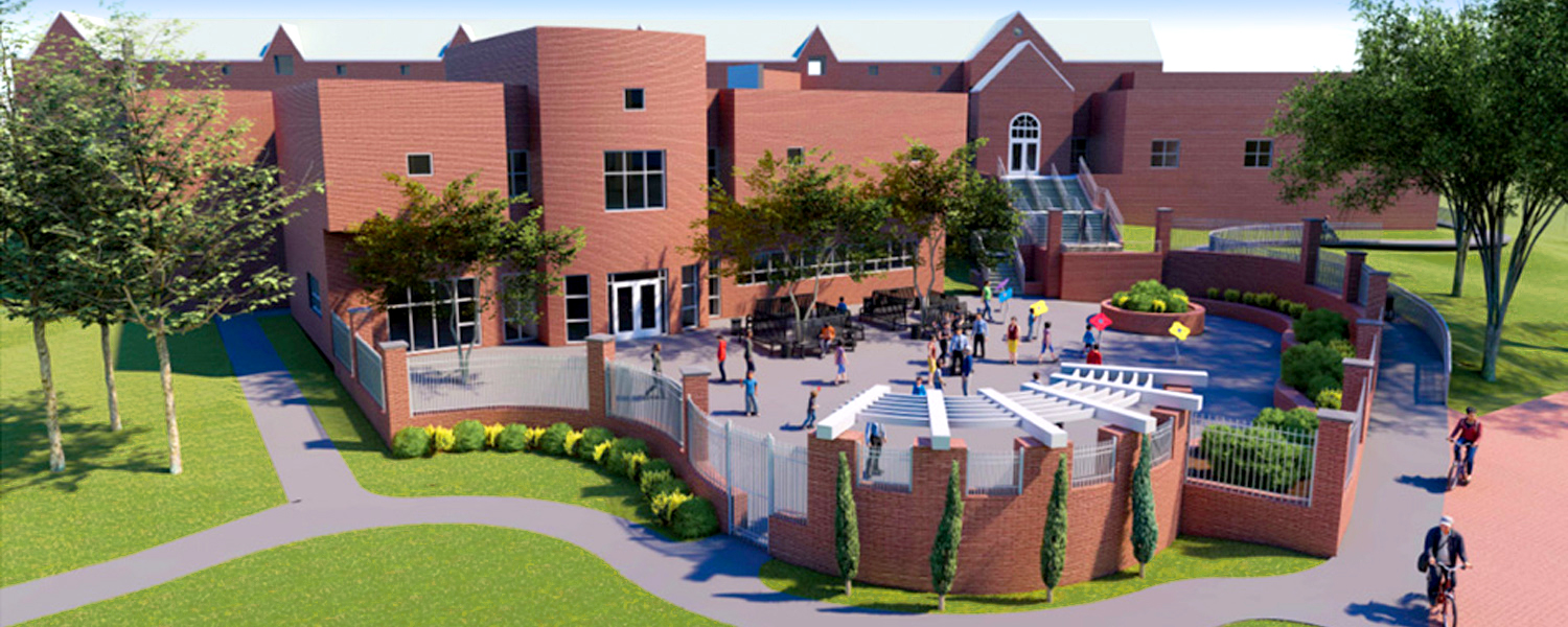 rendering of switzer library