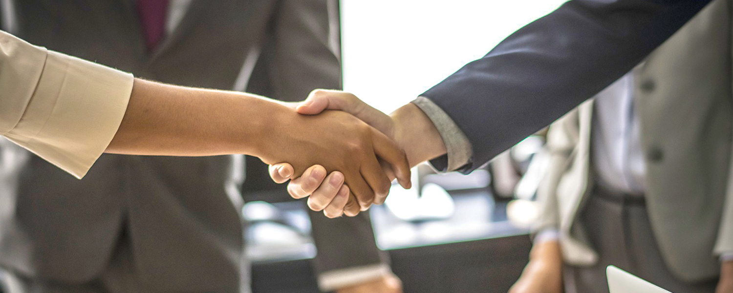Business handshake