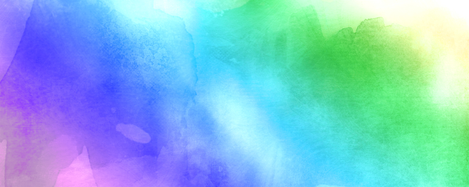 watercolor of rainbow colors