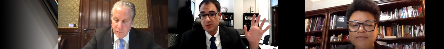 picture of a zoom meeting with Cobb Magistrate Judge