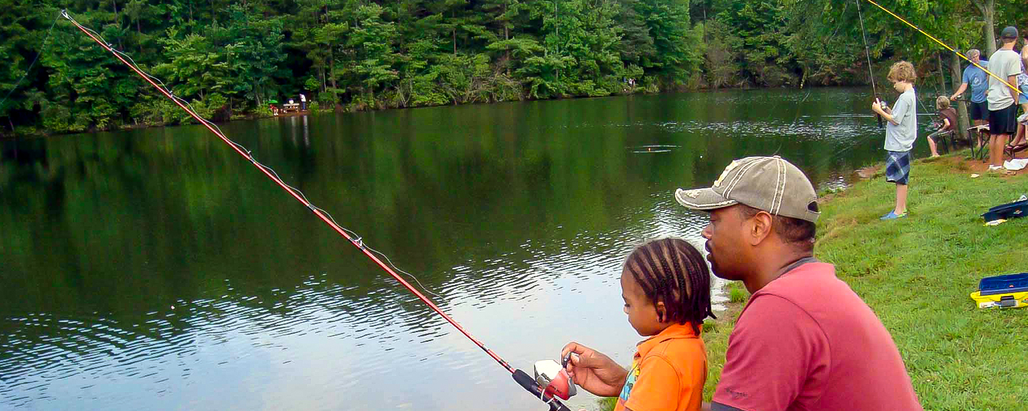 Family fishing