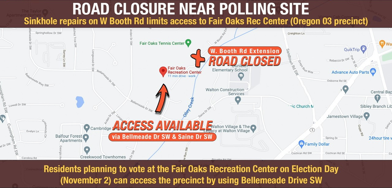 Road Closure Alert