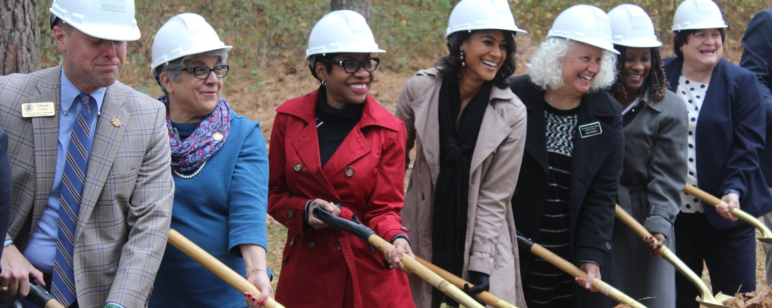 picture of the groundbreaking at gritters