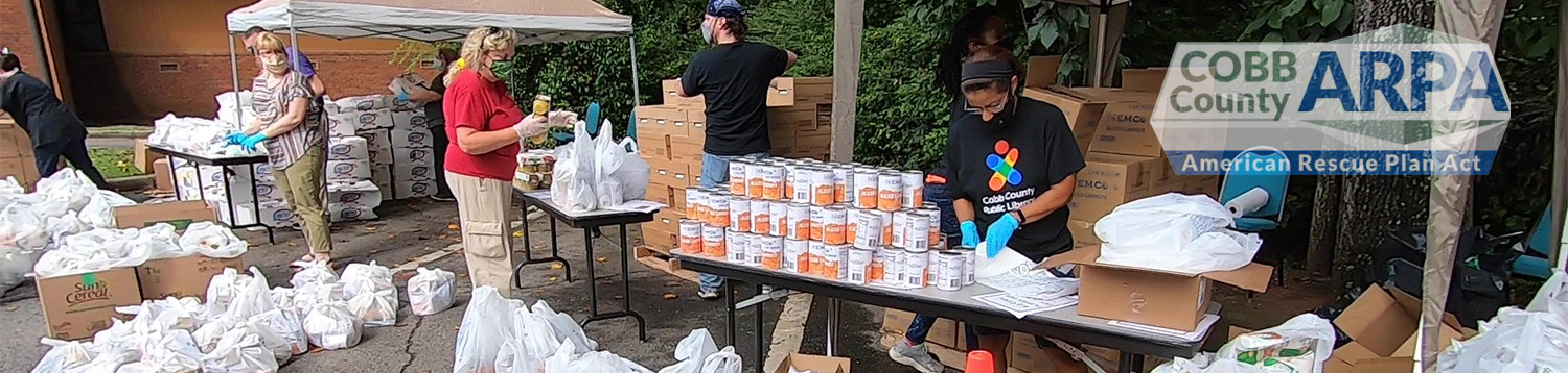 picture of library food drive
