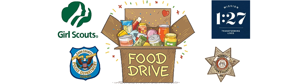 Girl Scout Food Drive Banner