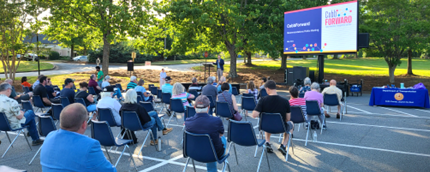 Picture of public meeting for CobbForward