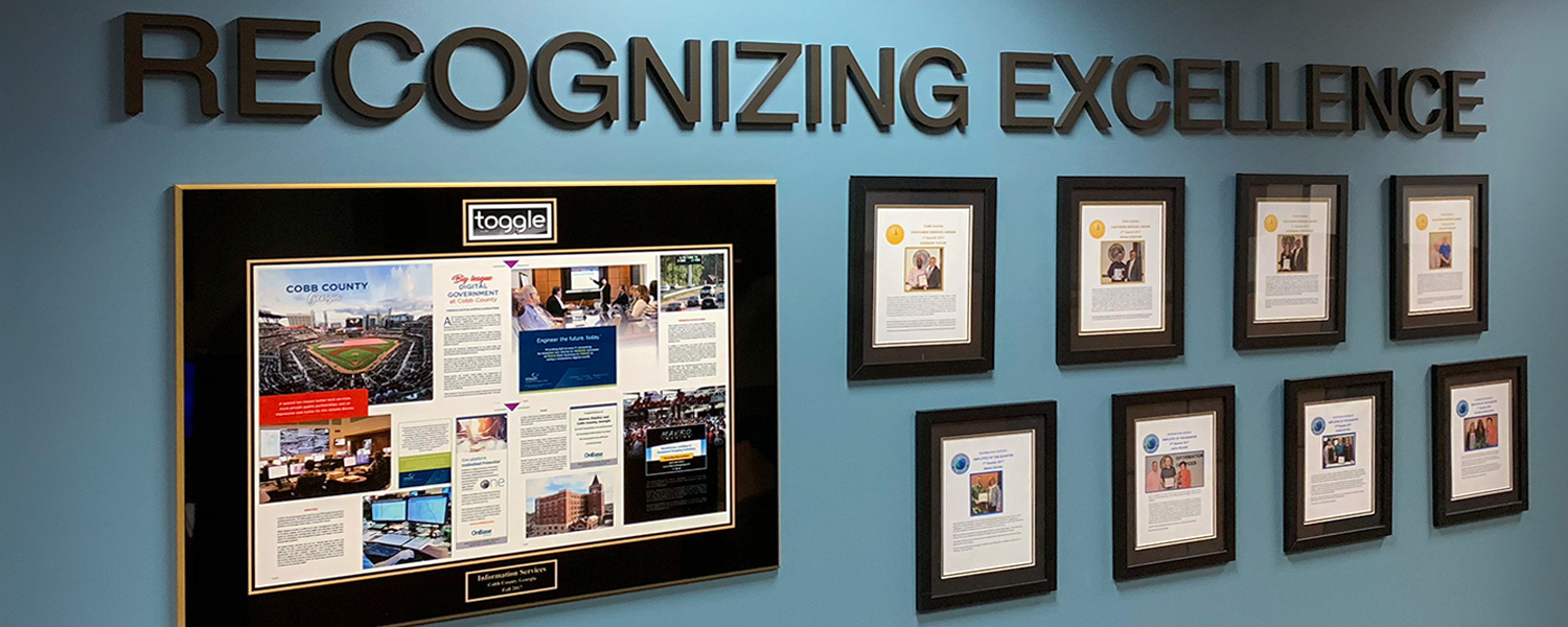 Information Services Recognizing Excellence Wall