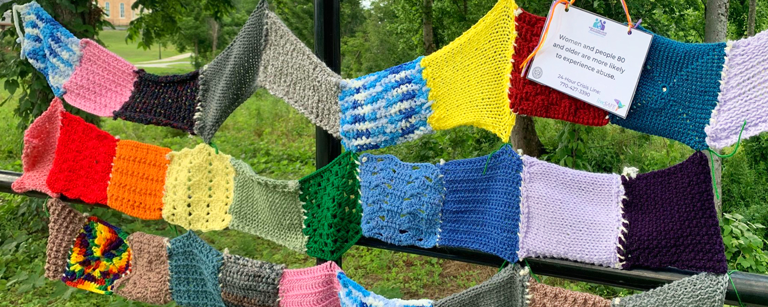 hanging yarn creations