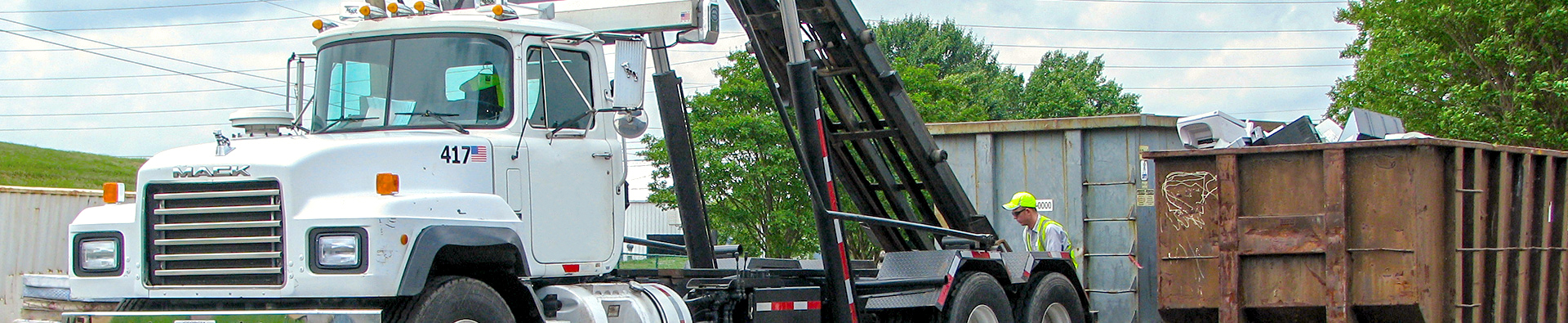 GFL Environmental Truck and Dumpsters