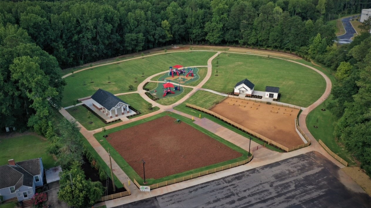 photo of an ariel view of Old Clarkdale Park