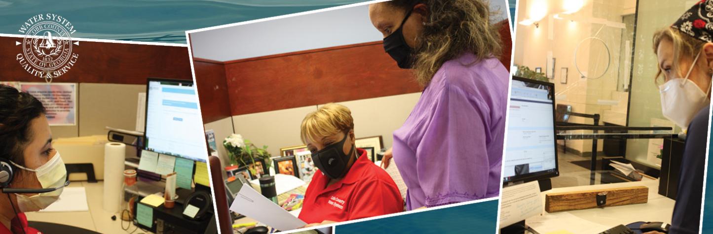 water customer service web banner