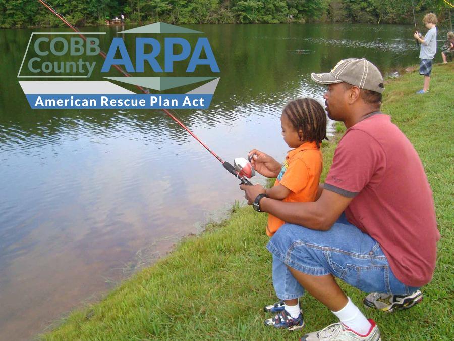 ARPA logo and fishing