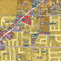 GIS map roads