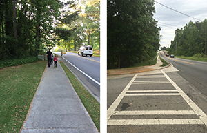 Sidewalks in District 2