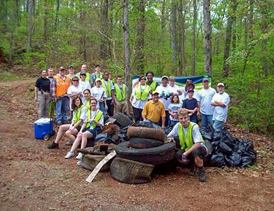 Great American Clean Up Volunteers