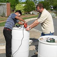 Coca-Cola Rain Barrel