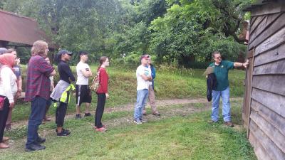 Enjoying nature at Hyde Farm Tour