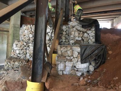 Picture of construction activities on project