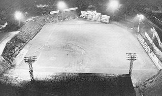 Photograph of baseball at historic Ponce de Leon Park