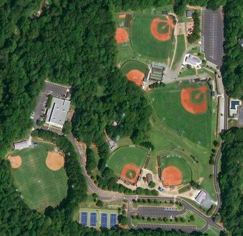 Fullers Park Aerial
