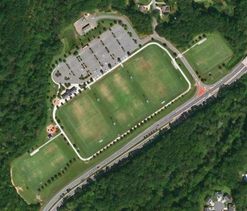 Mud Creek Soccer Complex Aerial