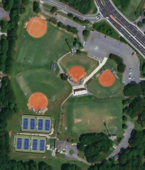 Terrell Mill Park Aerial