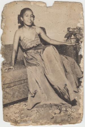 Charlie Mae Henderson Griffin, Taylor Street, Acworth, Georgia, ca. 1940s