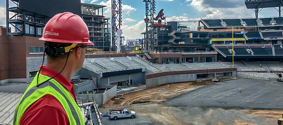 Fire Marshal Inspecting SunTrust Park Construction