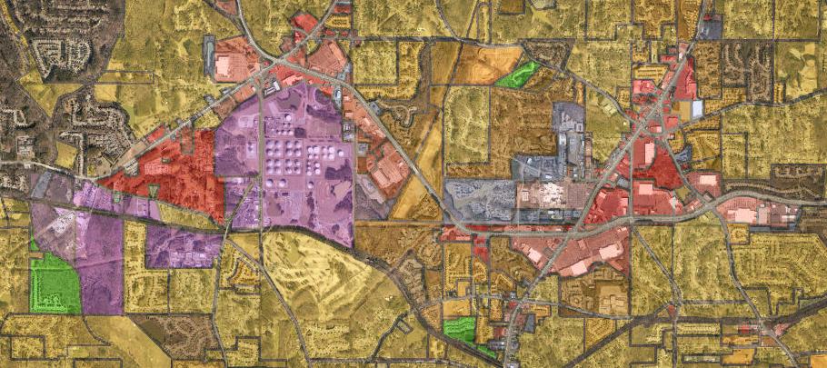 Map of zones in cobb county